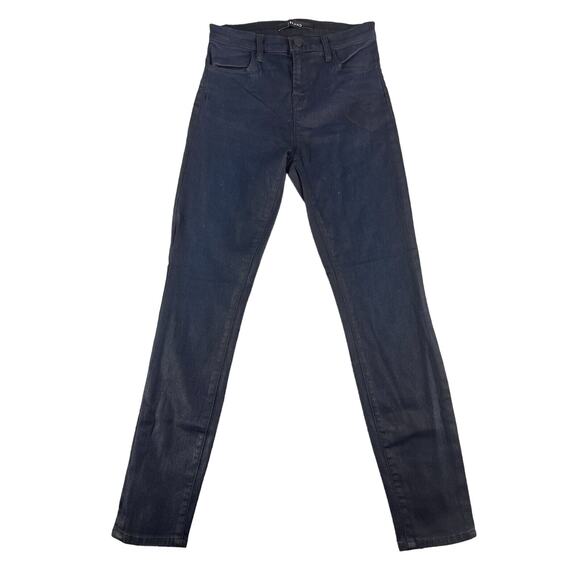 J Brand Jeans Womens 26 Blue Alana High Rise Shimmer Stretch Pockets Cut 20660 - Picture 1 of 12